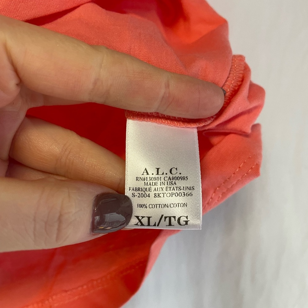 A.L.C. Coral Puff Sleeve Top - Picture 3 of 4